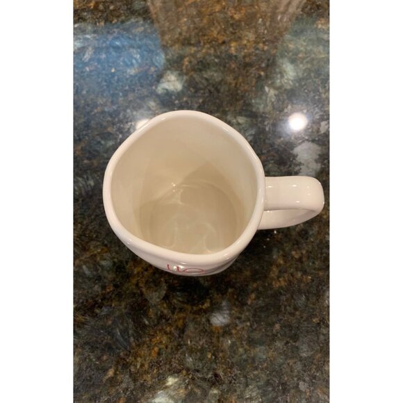 Rae Dunn Christmas Mug Ceramic HO HO HO Santa Cup Red LL Magenta Farmhouse Decor - Picture 6 of 7